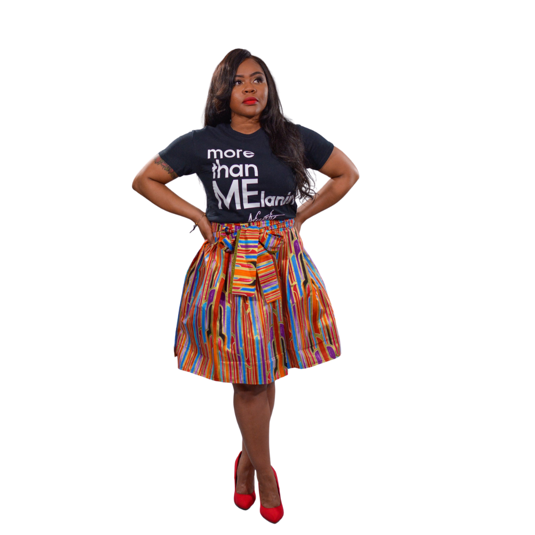 African Print Wrap Skirts