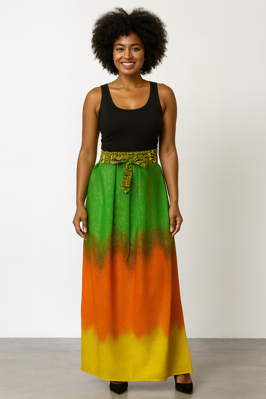 Ankara Wrap Skirts Online | African Skirts | Ombre