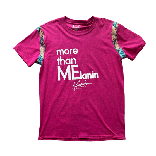 African Fashion Ankara Fabric Fuchsia Tee