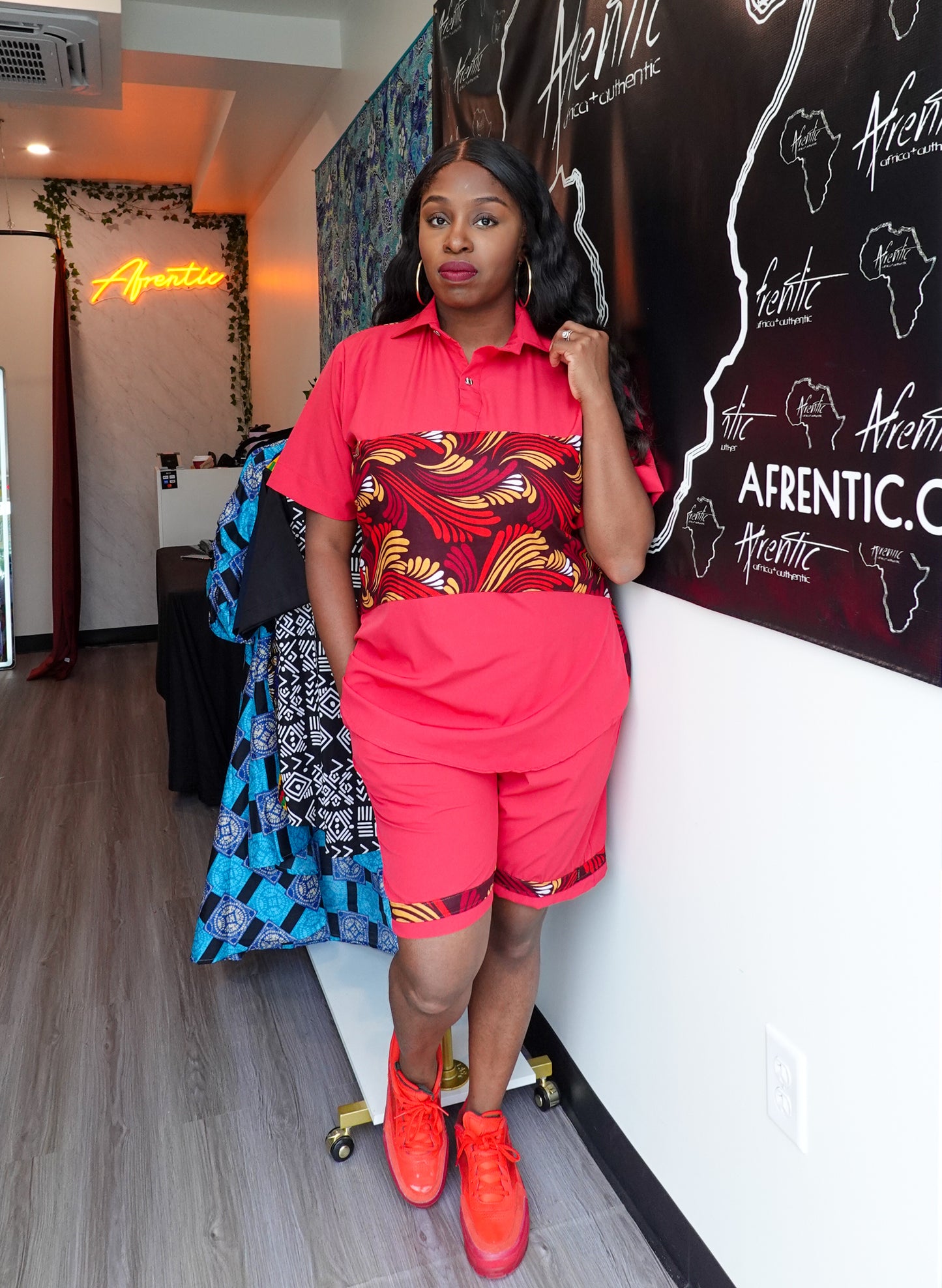 African Fashion Ankara Short Set