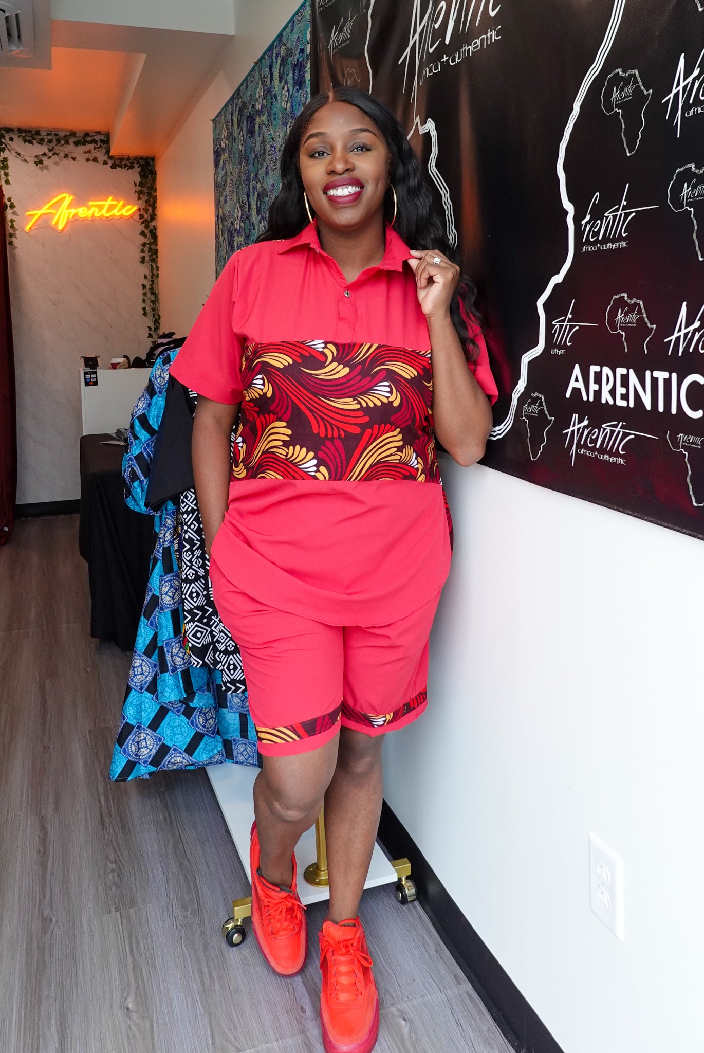 African Fashion Ankara Short Set