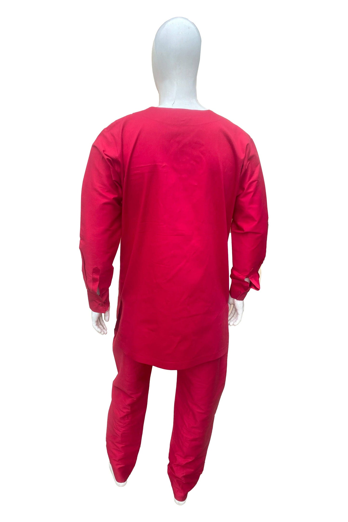 Maroon African Two Piece Pant Set