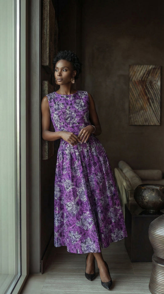 LURE MAXI SKIRT | PURPLE