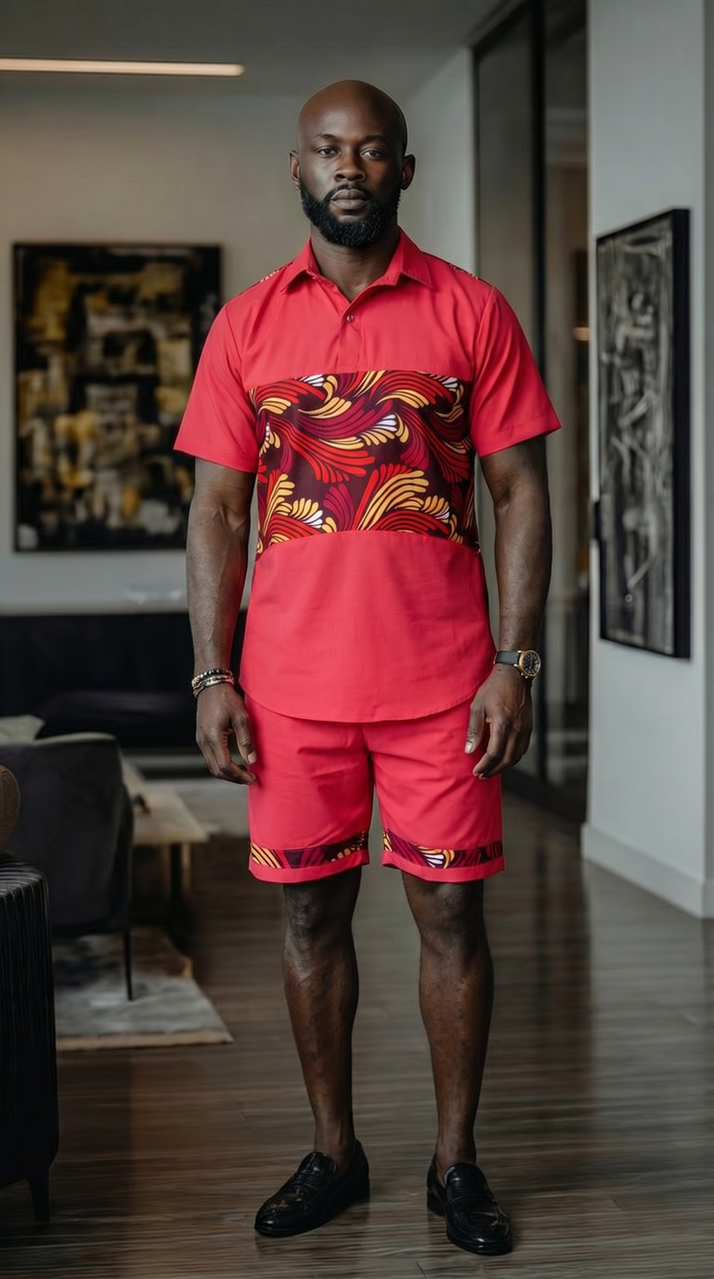 African Fashion Ankara Short Set