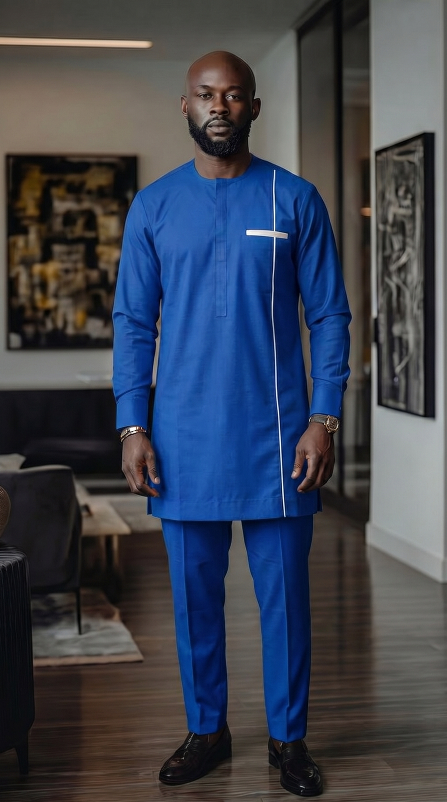 Men’s Senator Sets Online | African Menswear Royal Blue