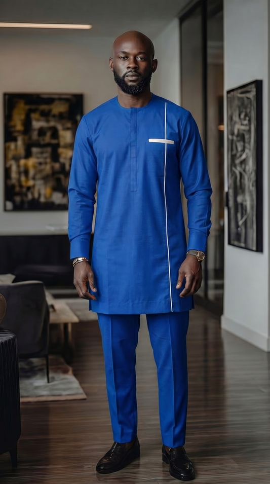 Men’s Senator Sets Online | African Menswear Royal Blue