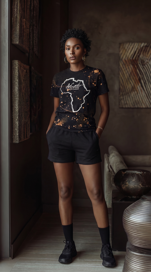Distressed African Tees Online | Afrentic Continental