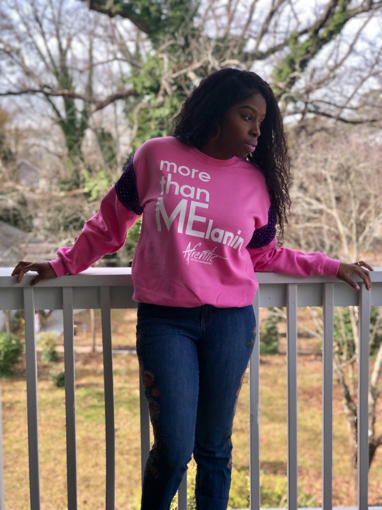 African Fashion Ankara Fabric Sweater Pink